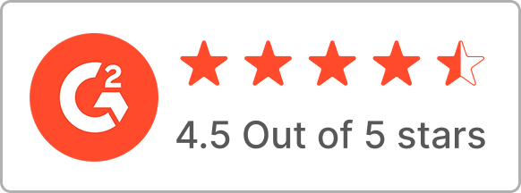 4.5 out of 5 stars by G2