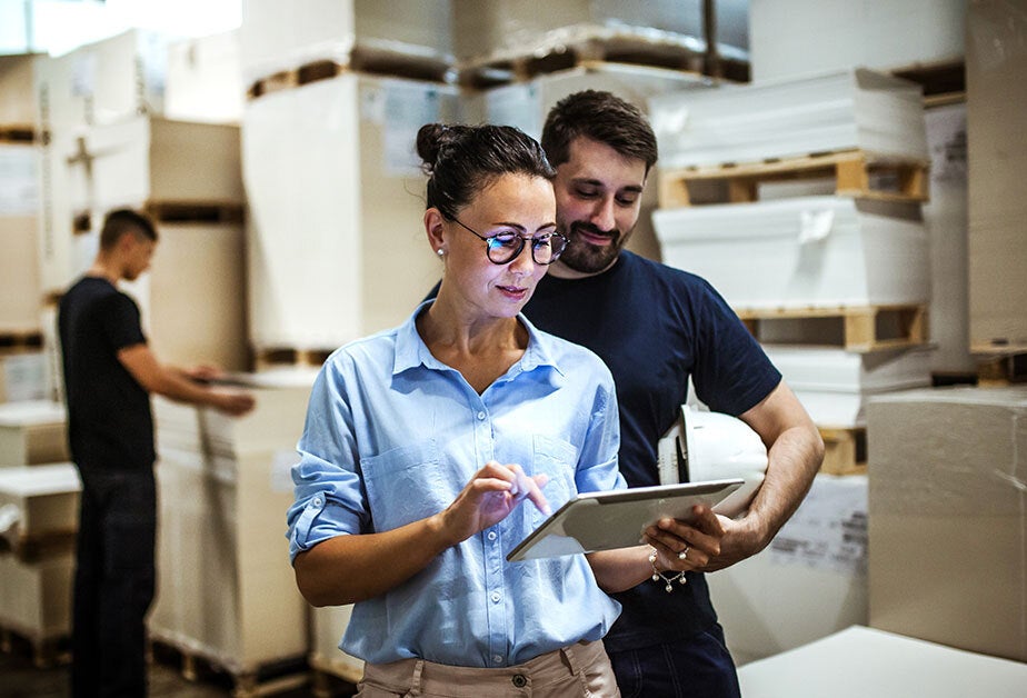 Professionals building out a supply chain sustainability program.