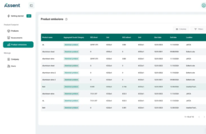 A screenshot showcasing the Assent dashboard