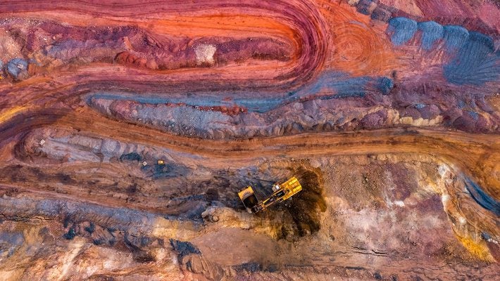 Mining for conflict minerals.